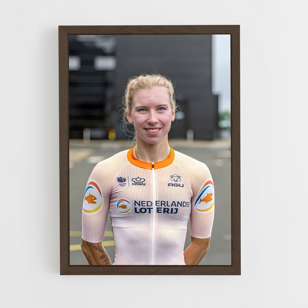 Poster Sourire En Rose – affiche Cyclisme (vue 5)